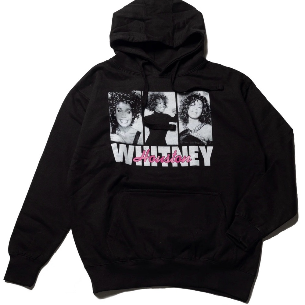 Whitney Houston Hooded Sweatshirt - Size Small
